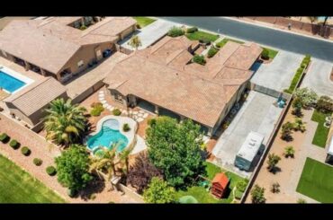 Home For Sale Las Vegas $1.2M, 3BD, Den, 4BA, Playground, RV Parking, Pool, Spa, 3 Car, Gated & More