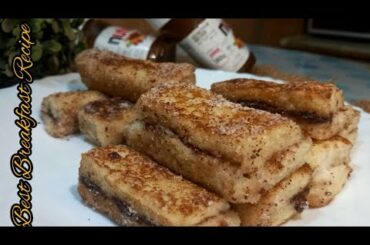 Nutella Stuffed French Toast Recipe|Easy Breakfast Recipe