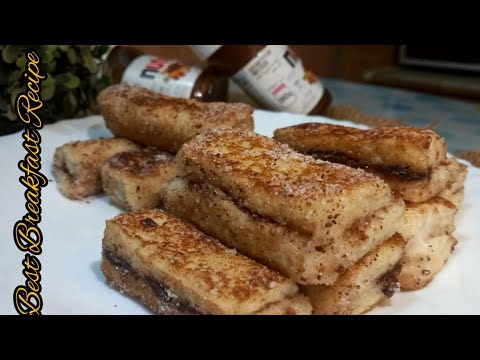 Nutella Stuffed French Toast Recipe|Easy Breakfast Recipe Nutella Stuffed French Toast Recipe|Easy Breakfast Recipe