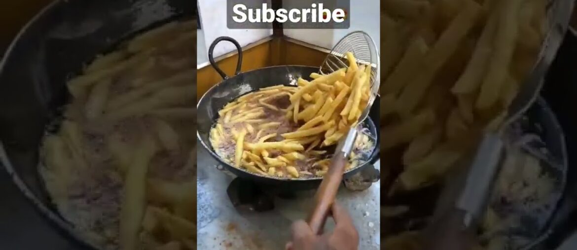 french fries | french fries recipe | how to make french fries | Special french fries | #shorts