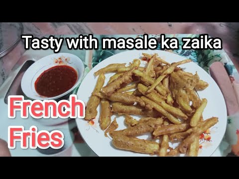 French fries recipe with corn flour ! Homemade crispy French fries recipe French fries recipe with corn flour ! Homemade crispy French fries recipe