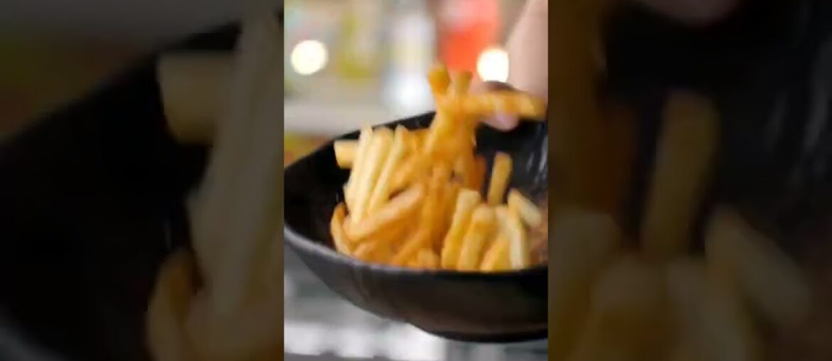 Crispy french fries recipe/ McDonald's french fries recipe/ tora song #frenchfries #lunchbox #shorts
