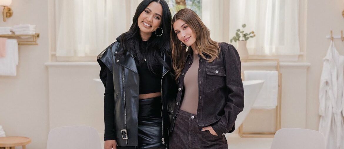 Ayesha Curry & Hailey Bieber eat Jamaican food & play charades | WHO'S IN MY BATHROOM?