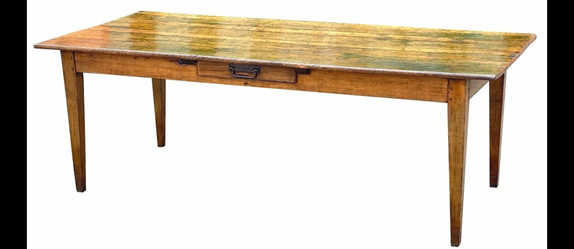 French 19th Century Farmhouse Dining Table