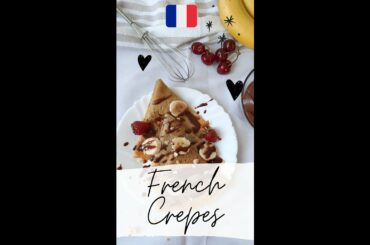 Easy French Crepes Recipe #shorts