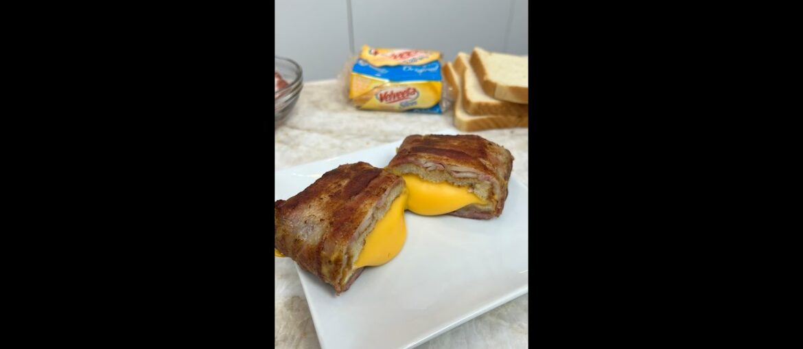 Bacon Wrapped Grilled Cheese #shorts