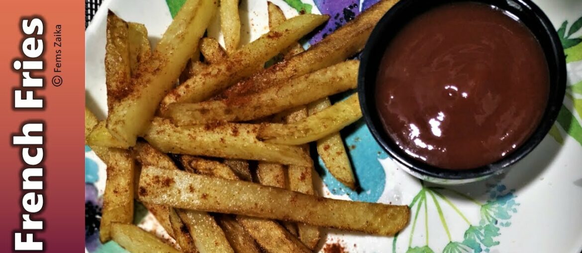 French Fry Recipe l Homemade Crispy Fries Recipe |  Fems Zaika | #shorts