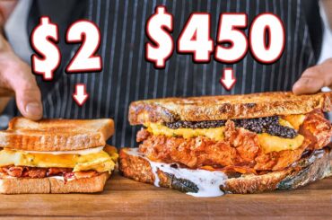 $2 Breakfast Sandwich Vs. $450 Breakfast Sandwich