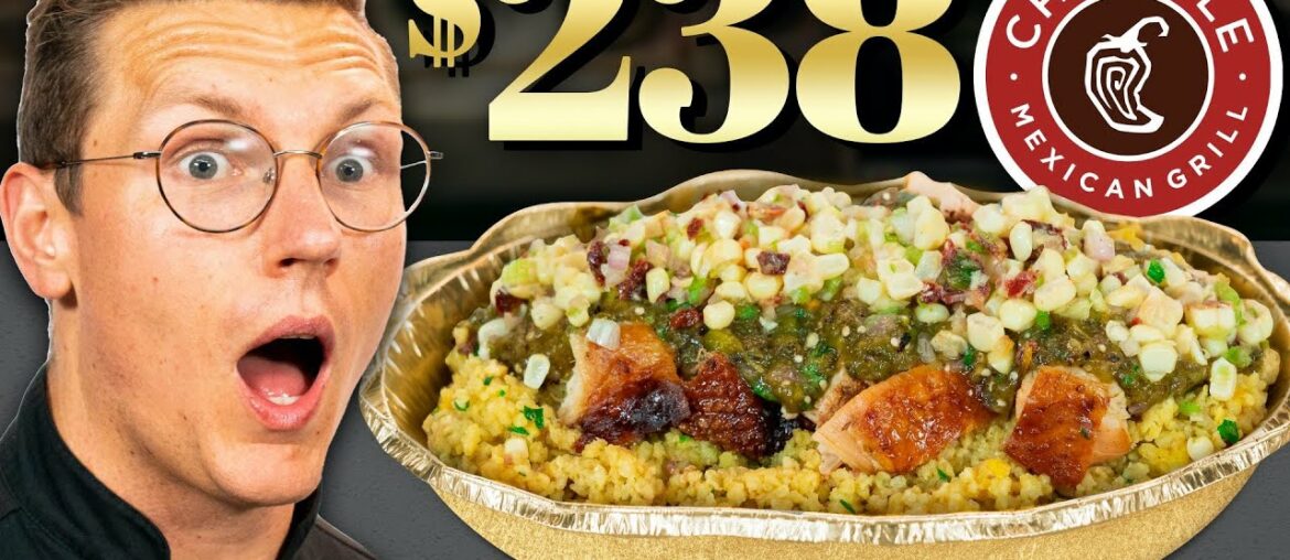 $238 Chipotle Burrito Bowl Taste Test Ft. Jack CouRage Dunlop