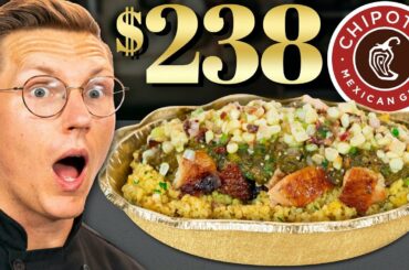$238 Chipotle Burrito Bowl Taste Test Ft. Jack CouRage Dunlop