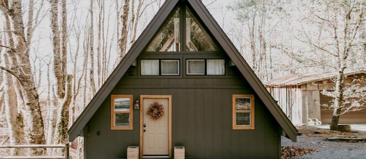 THE MOST BEAUTIFUL STORYBOOK A-FRAME CABIN IN THE WOODS THE MOST BEAUTIFUL STORYBOOK A-FRAME CABIN IN THE WOODS