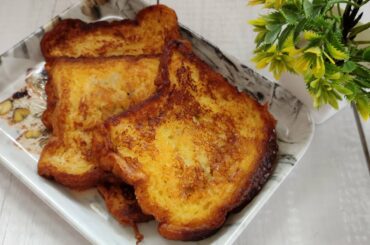 Eggless French Toast | Easy Breakfast Recipes | Bread Recipes | French toast