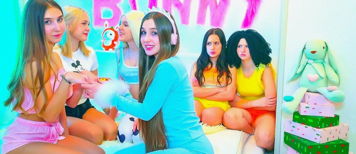 Sleepover with rivals what the Bunny girls are up to!