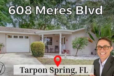 Tarpon Springs Florida Family Home For Sale