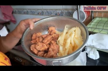 Easy Fried Chicken-French Fries Recipe/Palbin OFW