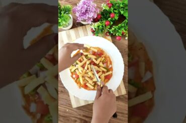French Fries Pizza Recipe | How to make French Fries Pizza at Home