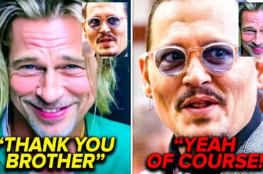 Johnny SAVES Brad Pitt In His Legal Battle Against Angelina Jolie!