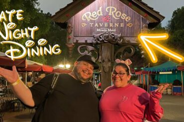 Disneyland’s NEW Late Night Dining | Red Rose Taverne