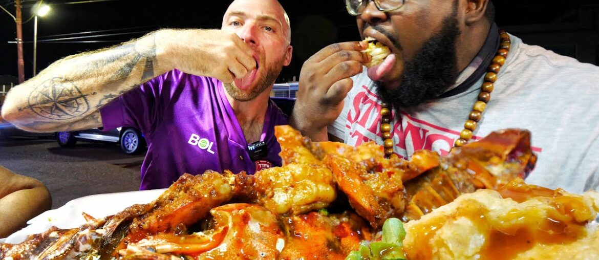 The Ultimate TRINI STREET FOOD Tour of THE CROSS in San Fernando, Trinidad!!