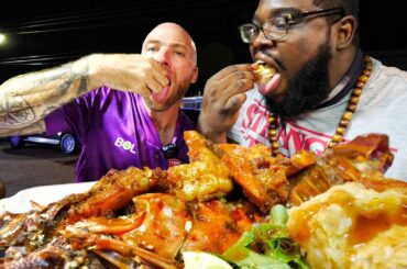 The Ultimate TRINI STREET FOOD Tour of THE CROSS in San Fernando, Trinidad!!