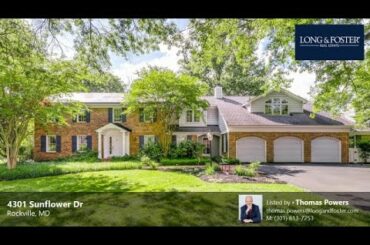 Sale: 4 Beds - 5 Baths - 6403 sq ft - Rockville - MD [$1,250,000] MLS #: MDMC2050876