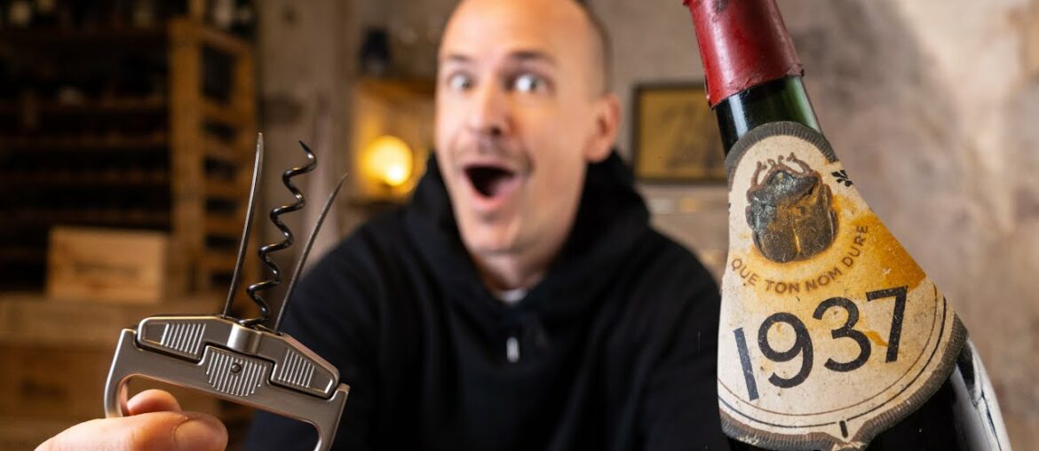 DRINKING a 85-Year-Old MYSTERY Wine - PLONK or PARADISE?!