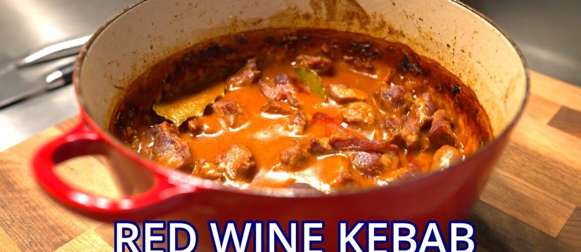 Red wine kebab Red wine kebab