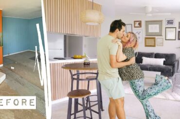 *before we tear it all apart* Making a Living Room ON-TREND on a BUDGET!