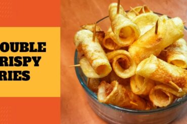 Double Crispy Fried Potatoes - Asmr Cooking - Potato Snacks