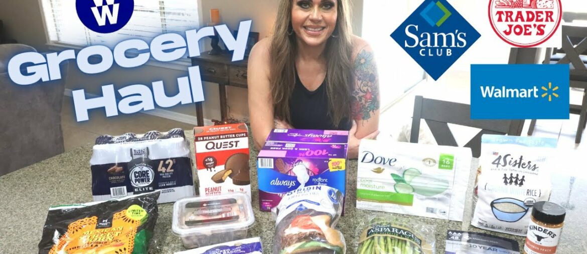 WEEKLY WW GROCERY HAUL FOR WEIGHT LOSS – 3 STORES!! NEW FOODS & A NEW STORE – 100 POUNDS LOST!! WEEKLY WW GROCERY HAUL FOR WEIGHT LOSS - 3 STORES!! NEW FOODS & A NEW STORE - 100 POUNDS LOST!!