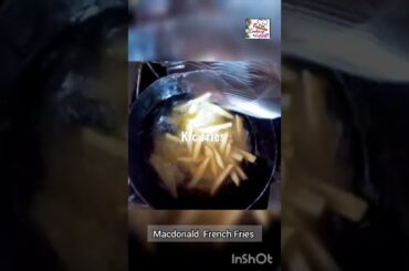 #kfcfries #macdonaldfries #shorts #viral #recipe #fries how to make crispy french fries at home