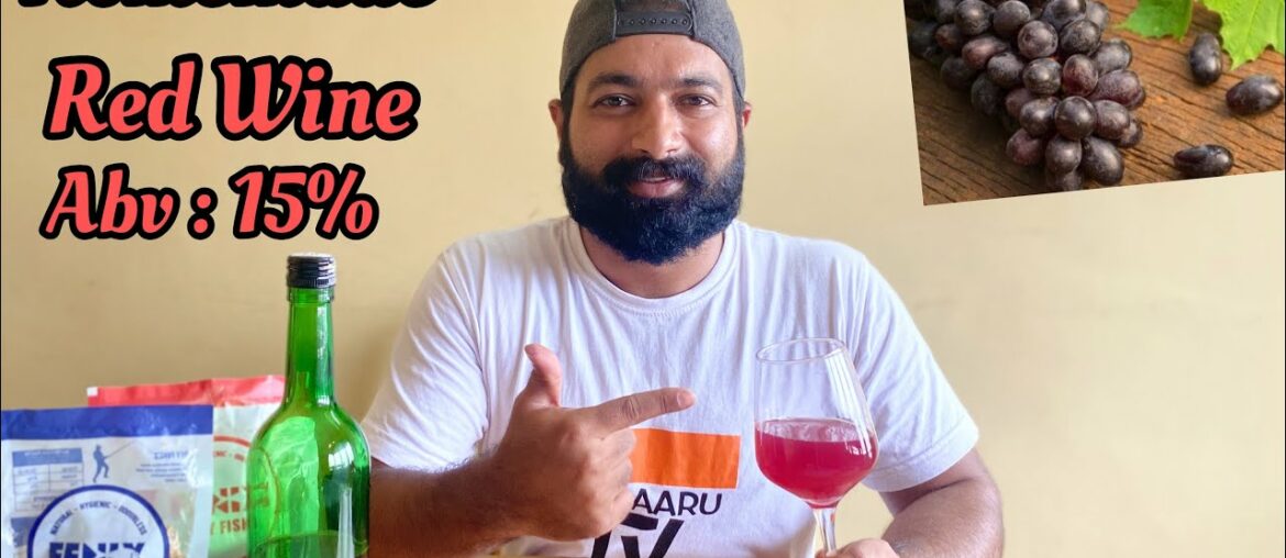 How to make Red Wine at Home l Easy Red Wine at Home l Frisky Friday #homemaderedwine