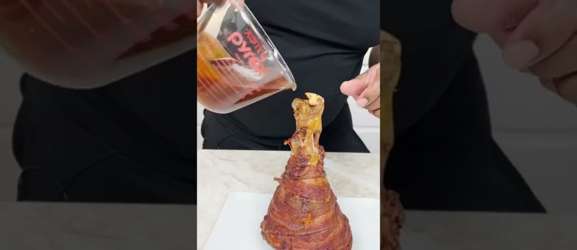 Bacon Wrapped Turkey Leg #shorts