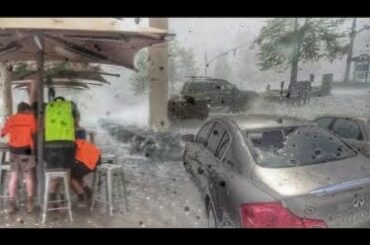 FRANCE: Destructive hailstorm strikes Bordeaux today!