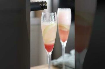 Rhubarb75 Cocktail #shorts