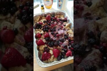 Breakfast Recipe: Baked French Toast Casserole with fresh berries