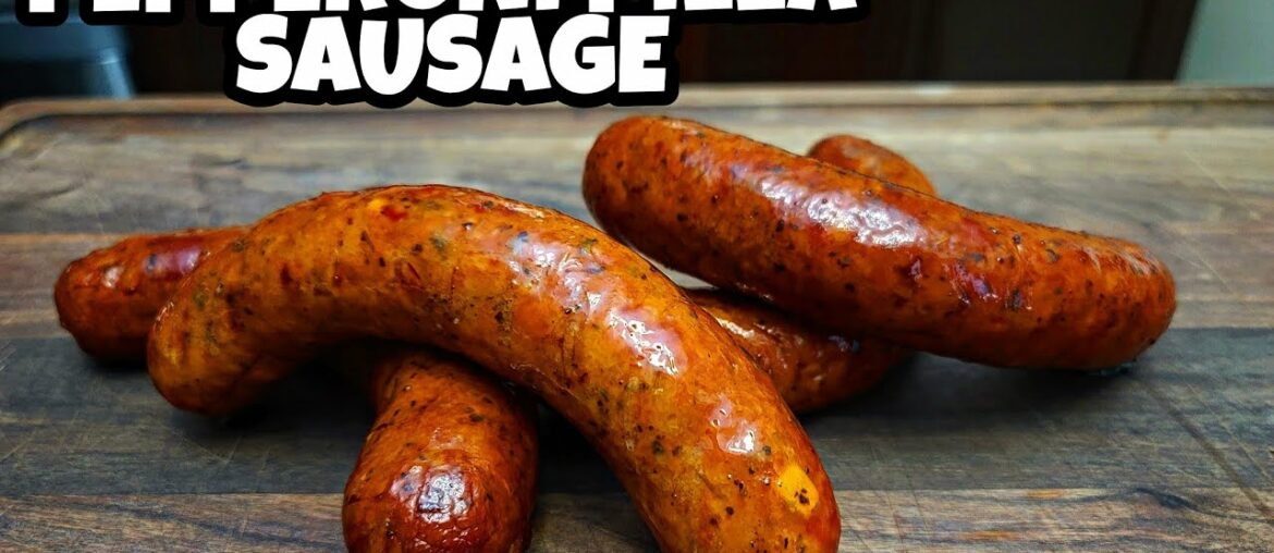Pepperoni Pizza Sausage - Homemade Sausage Recipe - Smokin' Joe's Pit BBQ