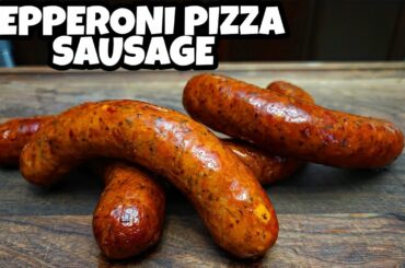 Pepperoni Pizza Sausage - Homemade Sausage Recipe - Smokin' Joe's Pit BBQ