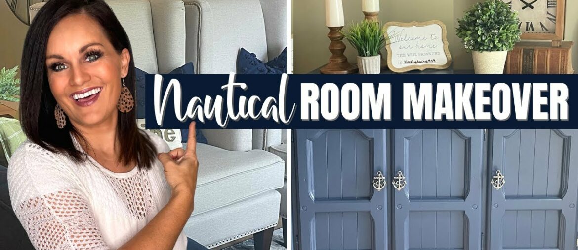 I Flew to Maine to do a Living Room Makeover in Our AirBnB!