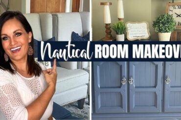 I Flew to Maine to do a Living Room Makeover in Our AirBnB!