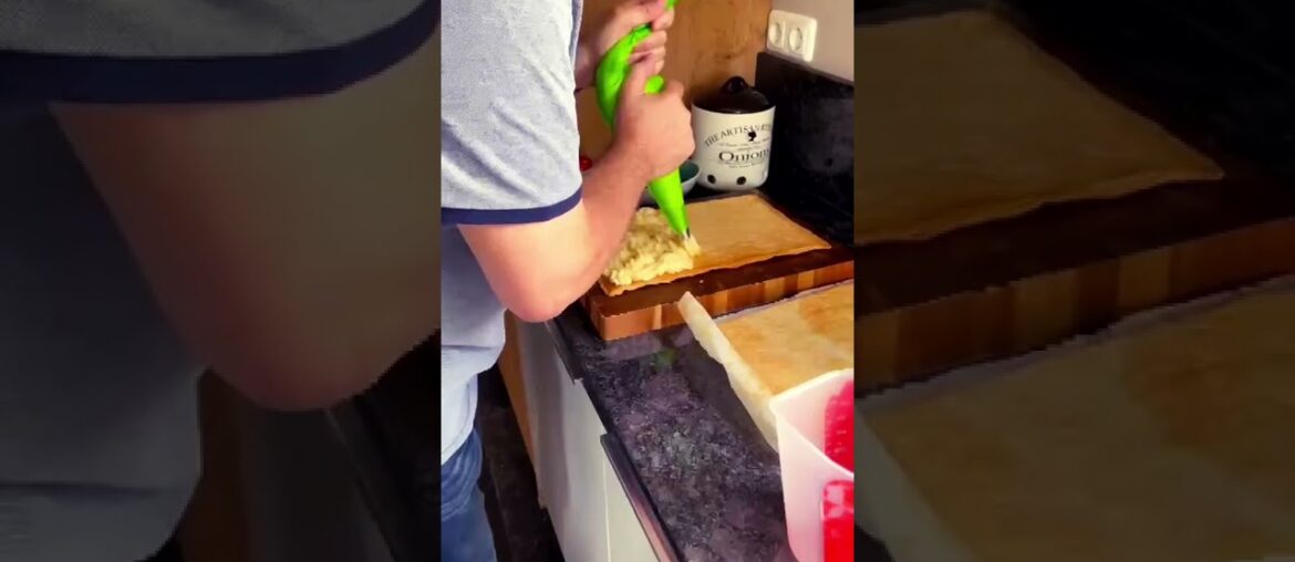 Making dessert- tompouce #french #shorts