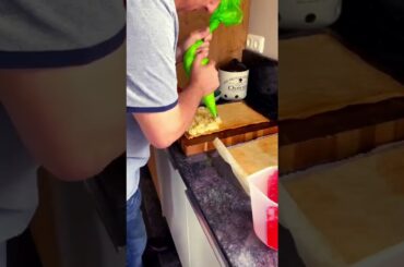 Making dessert- tompouce #french #shorts