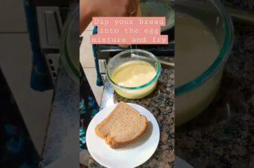 EASY FRENCH TOAST RECIPE / #food #asmr #cooking