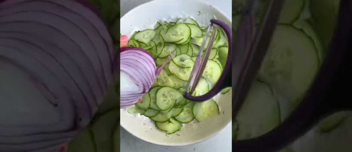 I made this salad without using a knife | FeelGoodFoodie