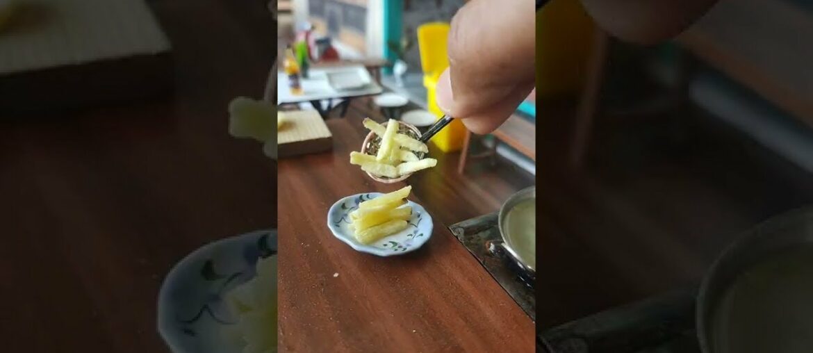 Miniature French Fried or Kurkure? #shorts #myfirstshorts #minikitchen Miniature French Fried or Kurkure? #shorts #myfirstshorts #minikitchen