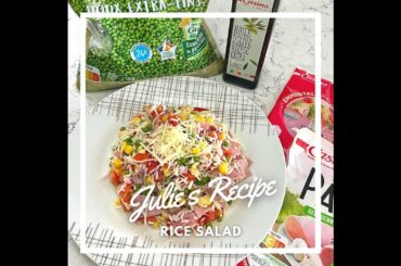How to make a cold rice salad? - Julie's recipe from Casino Asia French Quality