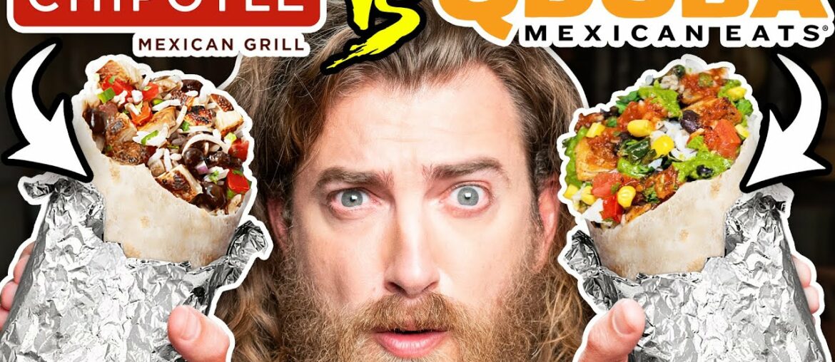 Chipotle vs Qdoba Taste Test | FOOD FEUDS