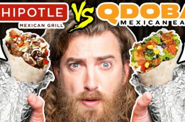 Chipotle vs Qdoba Taste Test | FOOD FEUDS