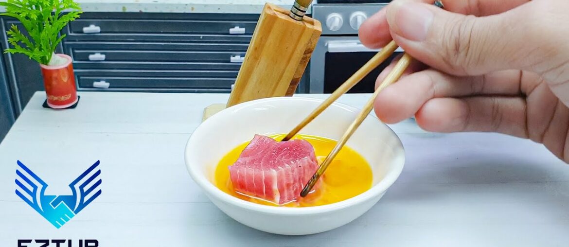 Step by Step Mini Fried Tuna and French Fries / Easy Fried Tuna Recipe / Food Cooking