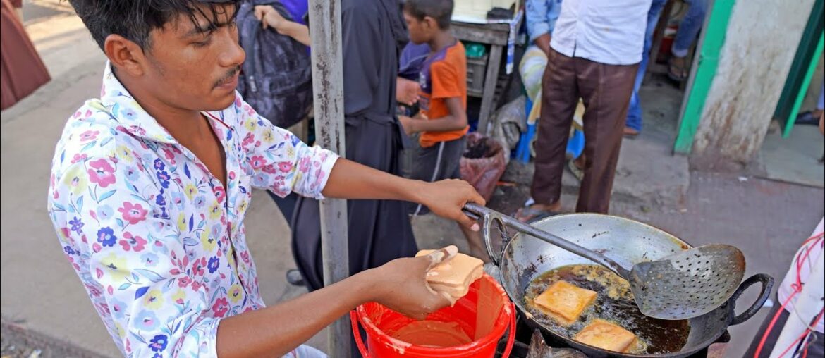 Indian Style Egg French Toast or Omelette Sandwich | Bangladeshi Street Food